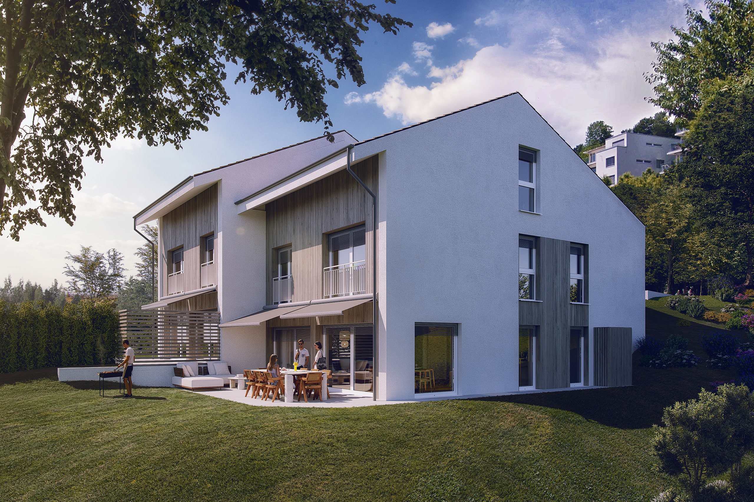 Residential complex. Villas / Belmont-sur-Lausanne / ACK