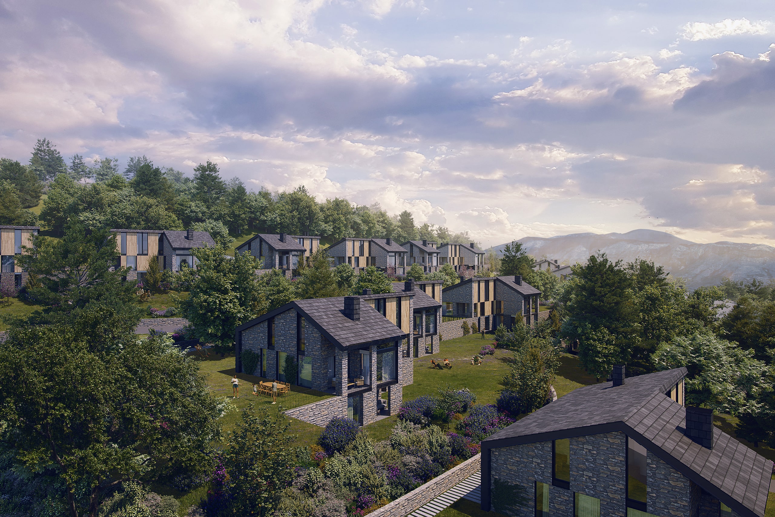 Residential complex. Villas / Puigcerdà / BINARQ